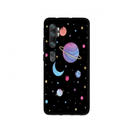 Husa personalizata tip carcasa HQPrint pentru Xiaomi Mi Note 10 Lite, model Colorful 6, multicolor, S1D1M0311