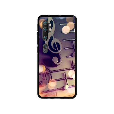Husa personalizata tip carcasa HQPrint pentru Xiaomi Mi Note 10 Lite, model Notes, multicolor, S1D1M0328