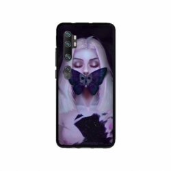 Husa personalizata tip carcasa HQPrint pentru Xiaomi Mi Note 10 Lite, model Butterfly Mouth 1, multicolor, S1D1M0351
