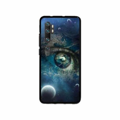 Husa personalizata tip carcasa HQPrint pentru Xiaomi Mi Note 10 Lite, model Abstract 3, multicolor, S1D1M0362