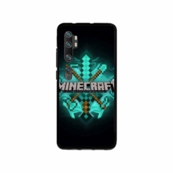 Husa personalizata tip carcasa HQPrint pentru Xiaomi Mi Note 10, model Minecraft 2, multicolor, S1D1M0126
