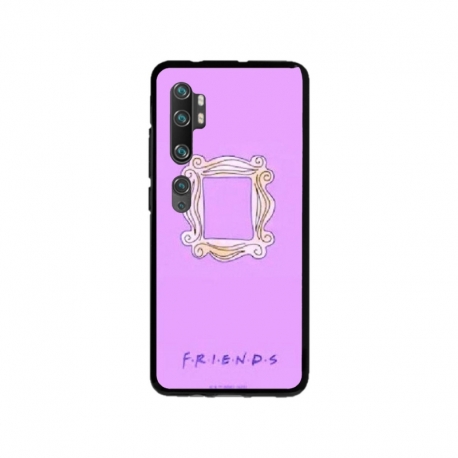 Husa personalizata tip carcasa HQPrint pentru Xiaomi Mi Note 10, model FRIENDS 3, multicolor, S1D1M0223