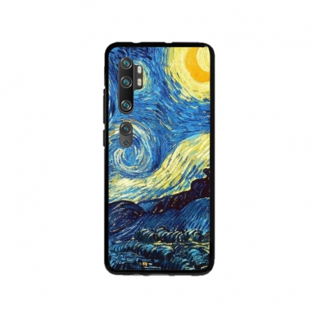 Husa personalizata tip carcasa HQPrint pentru Xiaomi Mi Note 10, model Van Gogh, multicolor, S1D1M0238