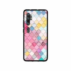 Husa personalizata tip carcasa HQPrint pentru Xiaomi Mi Note 10, model Color Scales, multicolor, S1D1M0258