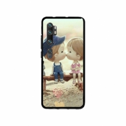 Husa personalizata tip carcasa HQPrint pentru Xiaomi Mi Note 10, model Kiss, multicolor, S1D1M0259