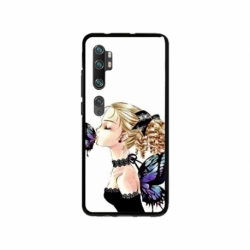 Husa personalizata tip carcasa HQPrint pentru Xiaomi Mi Note 10, model Butterfly Fairy, multicolor, S1D1M0294