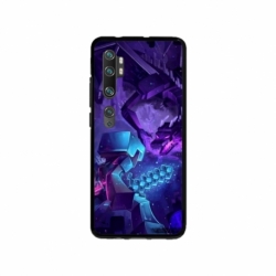 Husa personalizata tip carcasa HQPrint pentru Xiaomi Mi Note 10, model Ender Dragon, multicolor, S1D1M0304