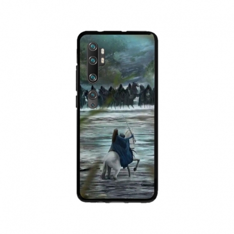 Husa personalizata tip carcasa HQPrint pentru Xiaomi Mi Note 10, model Brave, multicolor, S1D1M0310