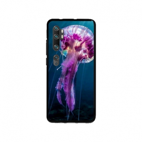 Husa personalizata tip carcasa HQPrint pentru Xiaomi Mi Note 10, model Mushroom, multicolor, S1D1M0326