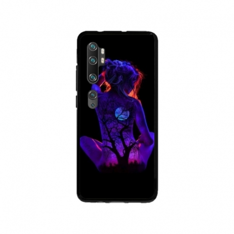 Husa personalizata tip carcasa HQPrint pentru Xiaomi Mi Note 10, model Colorful 8, multicolor, S1D1M0329