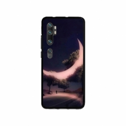 Husa personalizata tip carcasa HQPrint pentru Xiaomi Mi Note 10, model Moon in the Trees, multicolor, S1D1M0331