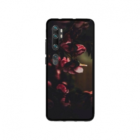 Husa personalizata tip carcasa HQPrint pentru Xiaomi Mi Note 10, model Flowers 20, multicolor, S1D1M0344