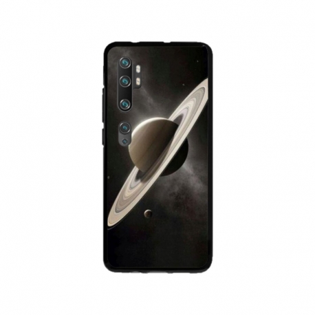 Husa personalizata tip carcasa HQPrint pentru Xiaomi Mi Note 10, model Planet 2, multicolor, S1D1M0348