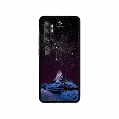 Husa personalizata tip carcasa HQPrint pentru Xiaomi Mi Note 10, model Cancer Sky, multicolor, S1D1M0356