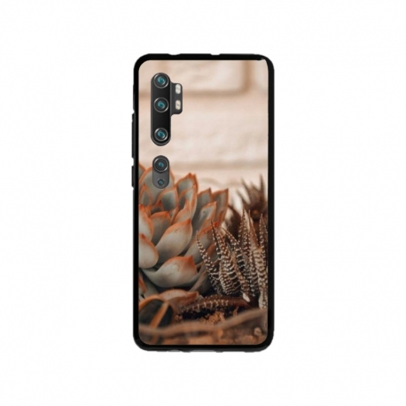 Husa personalizata tip carcasa HQPrint pentru Xiaomi Mi Note 10, model Flowers 21, multicolor, S1D1M0358