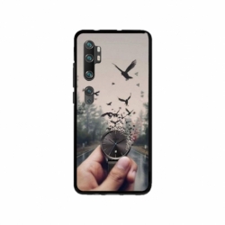 Husa personalizata tip carcasa HQPrint pentru Xiaomi Mi Note 10, model Time Flies 2, multicolor, S1D1M0365