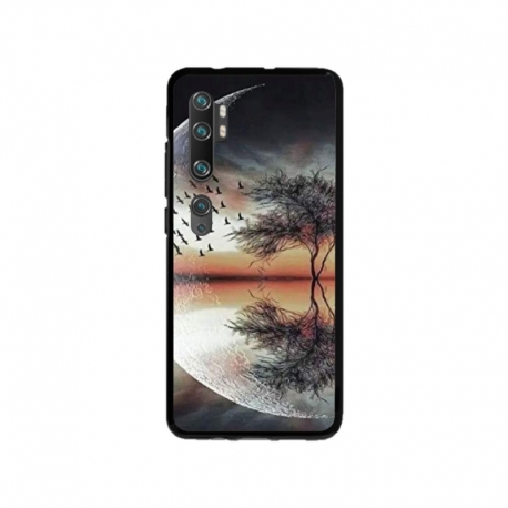 Husa personalizata tip carcasa HQPrint pentru Xiaomi Mi Note 10, model Time Flies 3, multicolor, S1D1M0366