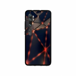 Husa personalizata tip carcasa HQPrint pentru Xiaomi Mi Note 10, model Lava Triangles, multicolor, S1D1M0367