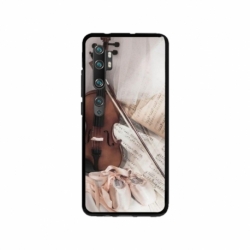 Husa personalizata tip carcasa HQPrint pentru Xiaomi Mi Note 10, model Violon, multicolor, S1D1M0371