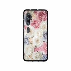 Husa personalizata tip carcasa HQPrint pentru Xiaomi Mi Note 10, model Flowers 23, multicolor, S1D1M0385