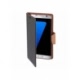 Husa SAMSUNG Galaxy S7 - Fancy Book (Negru/Maro)