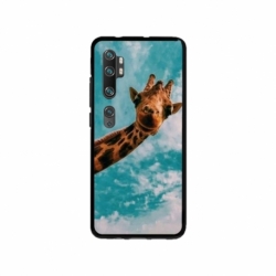 Husa personalizata tip carcasa HQPrint pentru Xiaomi Mi Note 10 Pro, model Giraffe 2, multicolor, S1D1M0096