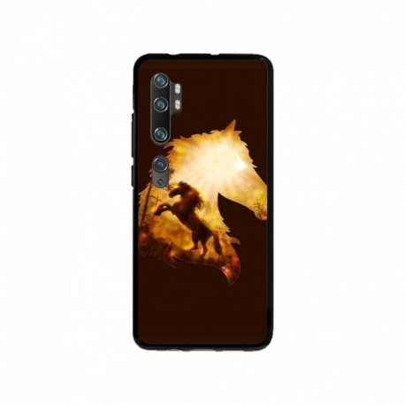 Husa personalizata tip carcasa HQPrint pentru Xiaomi Mi Note 10 Pro, model Horse 1, multicolor, S1D1M0098