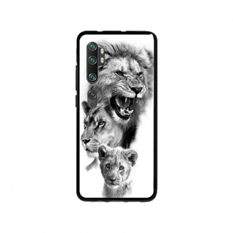 Husa personalizata tip carcasa HQPrint pentru Xiaomi Mi Note 10 Pro, model Lion 3, multicolor, S1D1M0118
