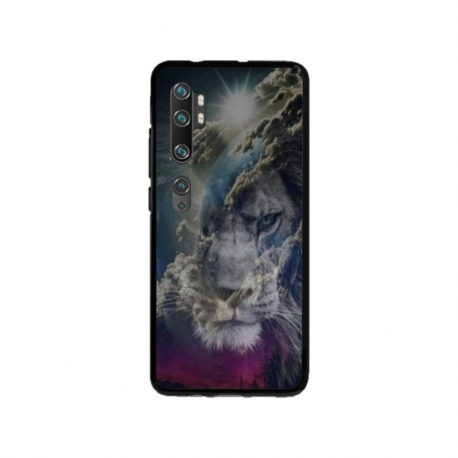 Husa personalizata tip carcasa HQPrint pentru Xiaomi Mi Note 10 Pro, model Lion 4, multicolor, S1D1M0120