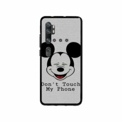 Husa personalizata tip carcasa HQPrint pentru Xiaomi Mi Note 10 Pro, model Dont Touch my Phone 3, multicolor, S1D1M0123