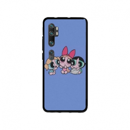 Husa personalizata tip carcasa HQPrint pentru Xiaomi Mi Note 10 Pro, model Powerpuff Girls, multicolor, S1D1M0135