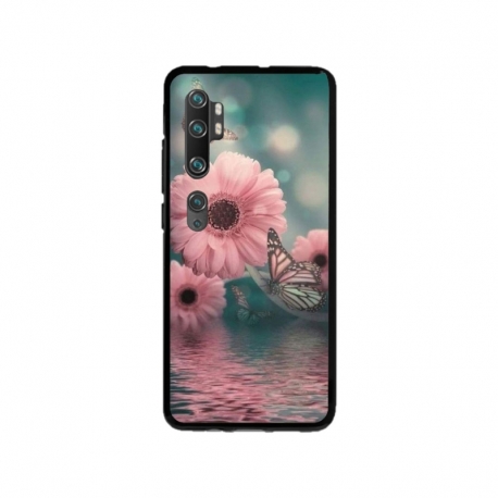 Husa personalizata tip carcasa HQPrint pentru Xiaomi Mi Note 10 Pro, model Flowers 7, multicolor, S1D1M0140