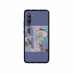 Husa personalizata tip carcasa HQPrint pentru Xiaomi Mi Note 10 Pro, model Squidward 1, multicolor, S1D1M0161