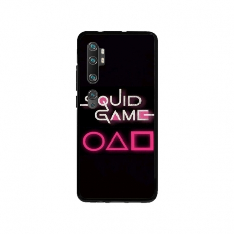 Husa personalizata tip carcasa HQPrint pentru Xiaomi Mi Note 10 Pro, model Squid Game 4, multicolor, S1D1M0176