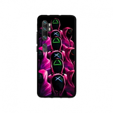 Husa personalizata tip carcasa HQPrint pentru Xiaomi Mi Note 10 Pro, model Squid Game 8, multicolor, S1D1M0180