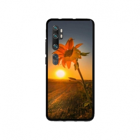Husa personalizata tip carcasa HQPrint pentru Xiaomi Mi Note 10 Pro, model Sunflower 2, multicolor, S1D1M0194