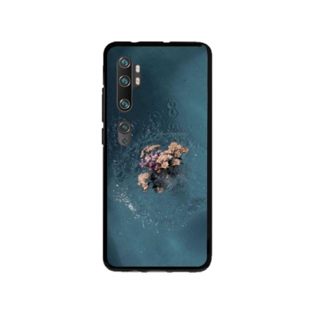 Husa personalizata tip carcasa HQPrint pentru Xiaomi Mi Note 10 Pro, model Flowers 15, multicolor, S1D1M0215