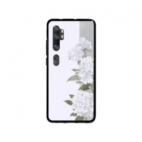 Husa personalizata tip carcasa HQPrint pentru Xiaomi Mi Note 10 Pro, model Flowers 16, multicolor, S1D1M0217