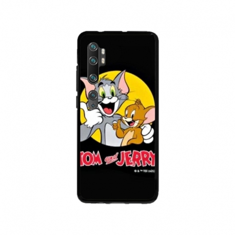 Husa personalizata tip carcasa HQPrint pentru Xiaomi Mi Note 10 Pro, model Tom and Jerry 4, multicolor, S1D1M0226