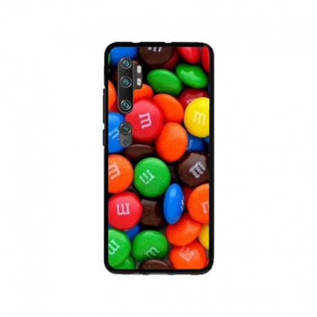 Husa personalizata tip carcasa HQPrint pentru Xiaomi Mi Note 10 Pro, model MandM, multicolor, S1D1M0257