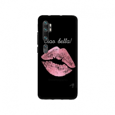 Husa personalizata tip carcasa HQPrint pentru Xiaomi Mi Note 10 Pro, model Ciao Bella, multicolor, S1D1M0261