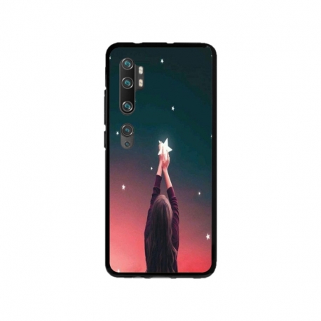 Husa personalizata tip carcasa HQPrint pentru Xiaomi Mi Note 10 Pro, model Star stealing, multicolor, S1D1M0292