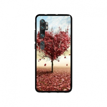 Husa personalizata tip carcasa HQPrint pentru Xiaomi Mi Note 10 Pro, model Heart Tree, multicolor, S1D1M0293