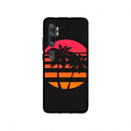 Husa personalizata tip carcasa HQPrint pentru Xiaomi Mi Note 10 Pro, model Beach View 3, multicolor, S1D1M0337