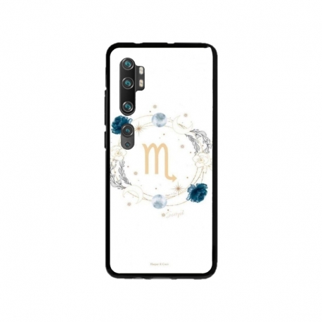 Husa personalizata tip carcasa HQPrint pentru Xiaomi Mi Note 10 Pro, model Zodiac Circle, multicolor, S1D1M0349