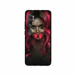 Husa personalizata tip carcasa HQPrint pentru Xiaomi Mi Note 10 Pro, model Butterfly Mouth 2, multicolor, S1D1M0352