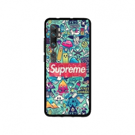 Husa personalizata tip carcasa HQPrint pentru Xiaomi Mi Note 10 Pro, model Supreme, multicolor, S1D1M0360