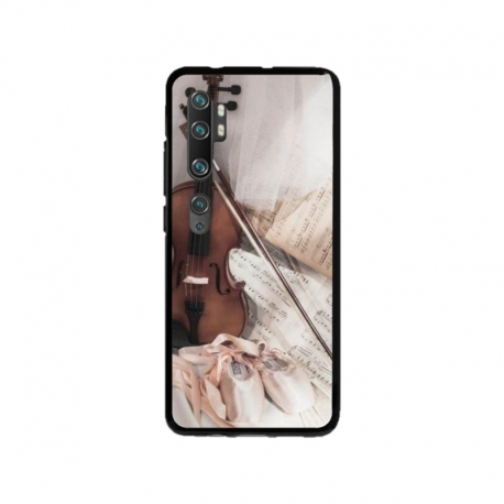 Husa personalizata tip carcasa HQPrint pentru Xiaomi Mi Note 10 Pro, model Violon, multicolor, S1D1M0371