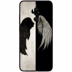 Husa personalizata tip carcasa HQPrint pentru Xiaomi Redmi 8A, model Angel Wings, multicolor, S1D1M0004