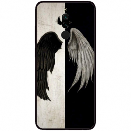 Husa personalizata tip carcasa HQPrint pentru Xiaomi Redmi 8A, model Angel Wings, multicolor, S1D1M0004
